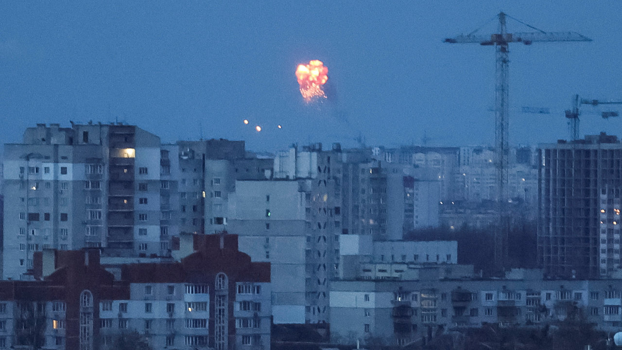 Ruské bombardování ukrajiny