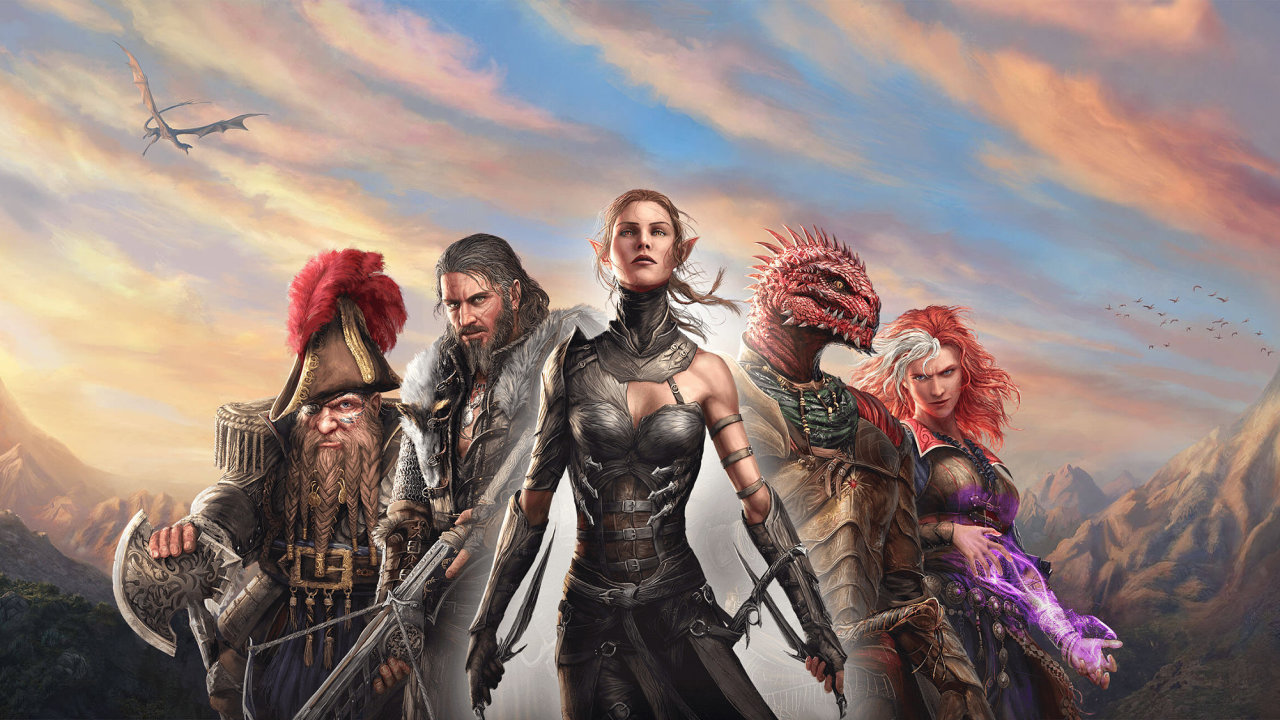Divinity: Original Sin II m� du�i na pap��e hran�ho Dra��ho doup�te.