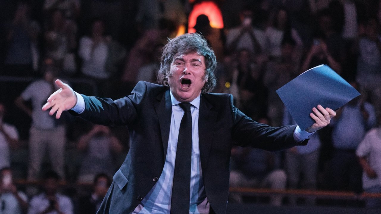 Argentinsk� prezident Javier Milei.