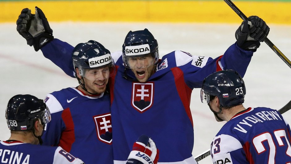 Radost slovenskch hokejist
