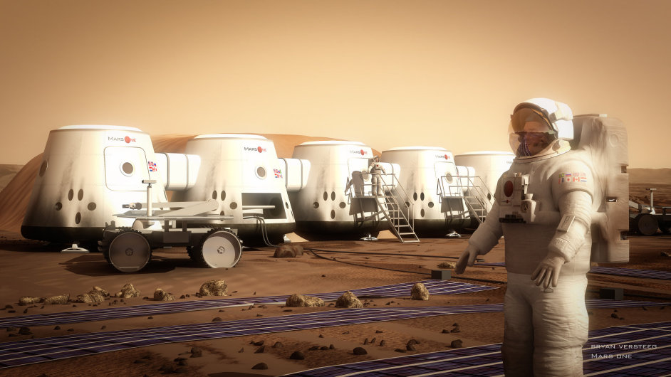 Plnovan marsovsk zkladna v projektu Mars One.