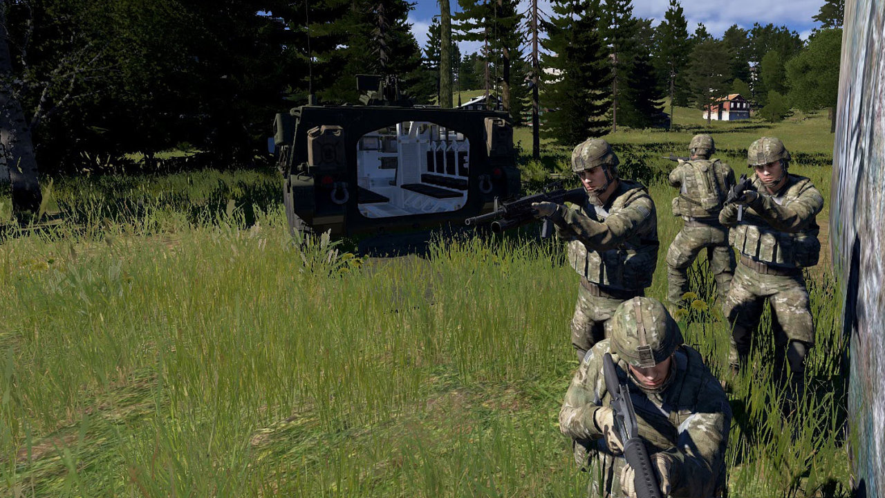 Firma Bohemia Interactive Simulations vyrb software simulujc konkrtn vojensk situace.