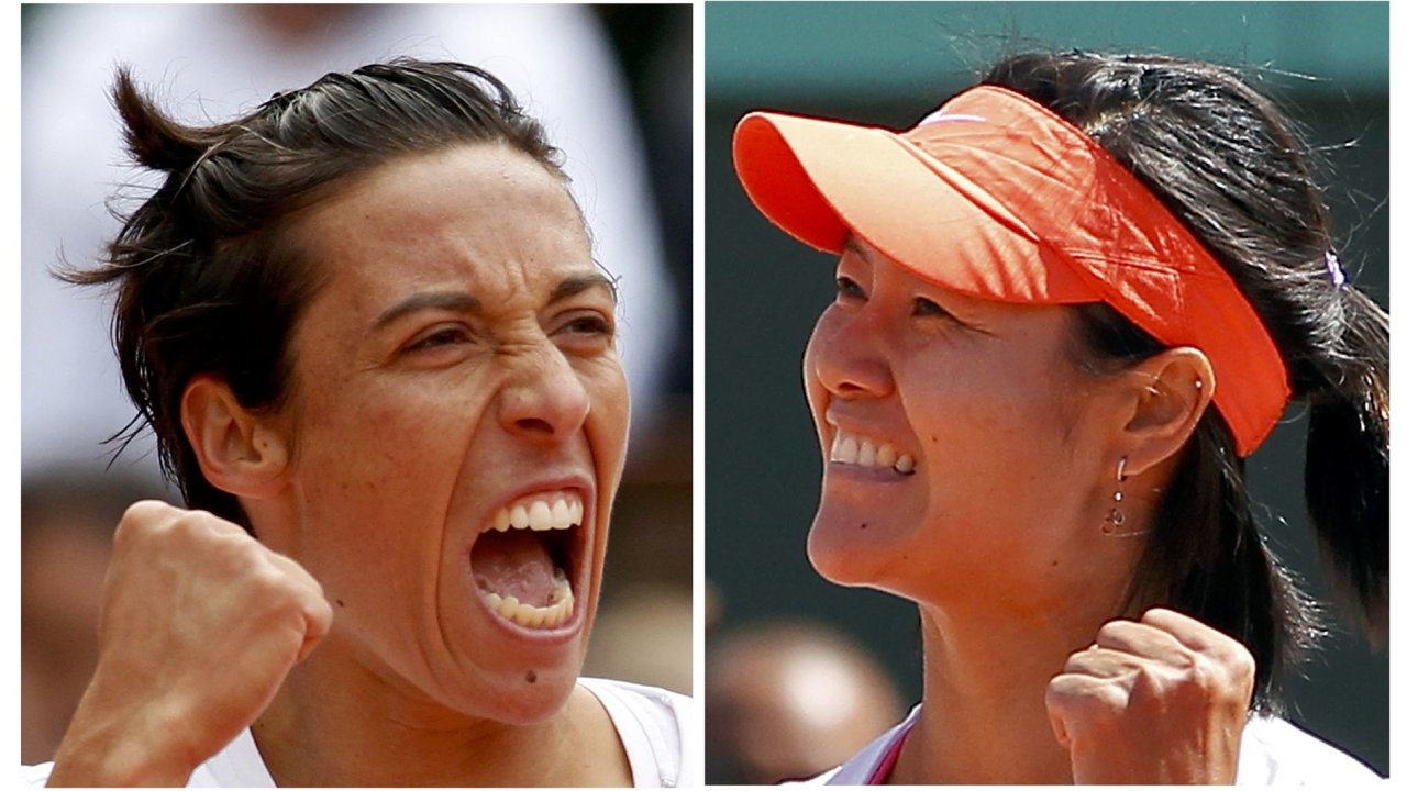 Finalistky French Open Schiavoneov a  Li Na