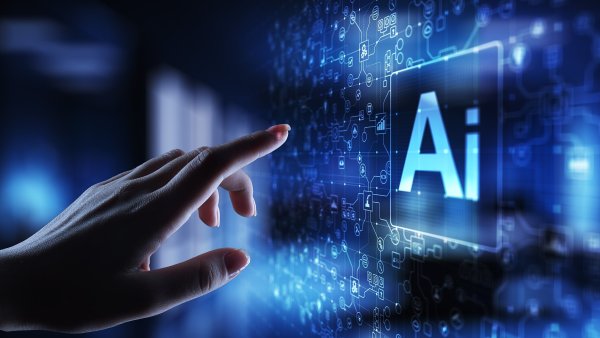 AI, ruka, umělá inteligence