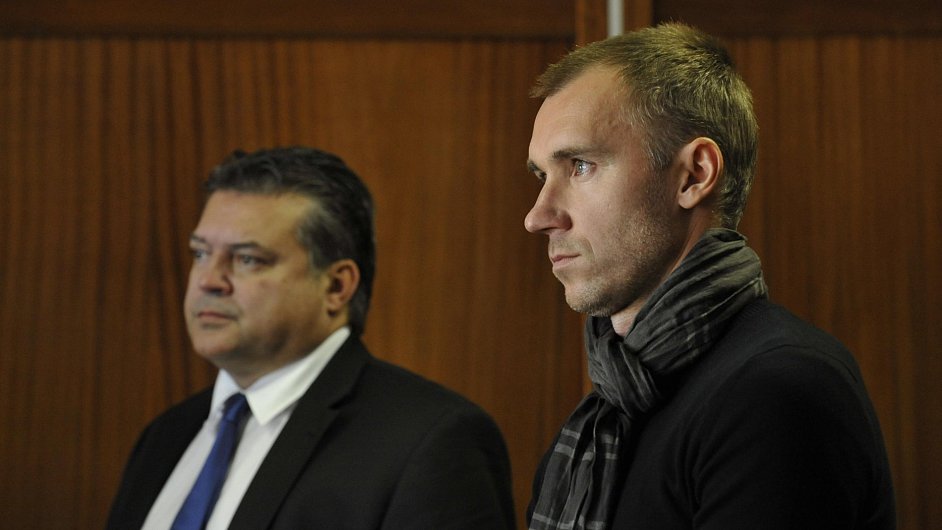 Karel Kapr (vlevo )a Petr Drobisz ped soudem