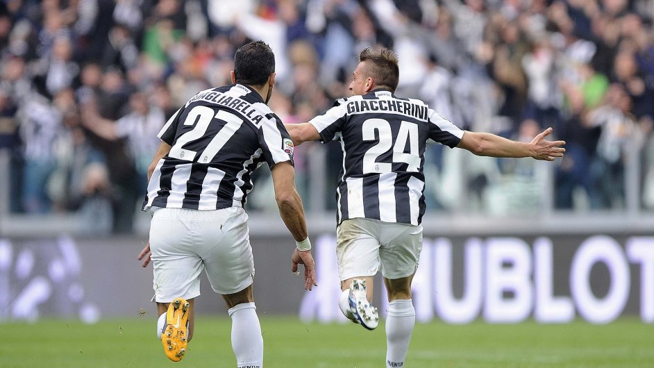 Hri Juventusu oslavuj branku v nastavenm ase