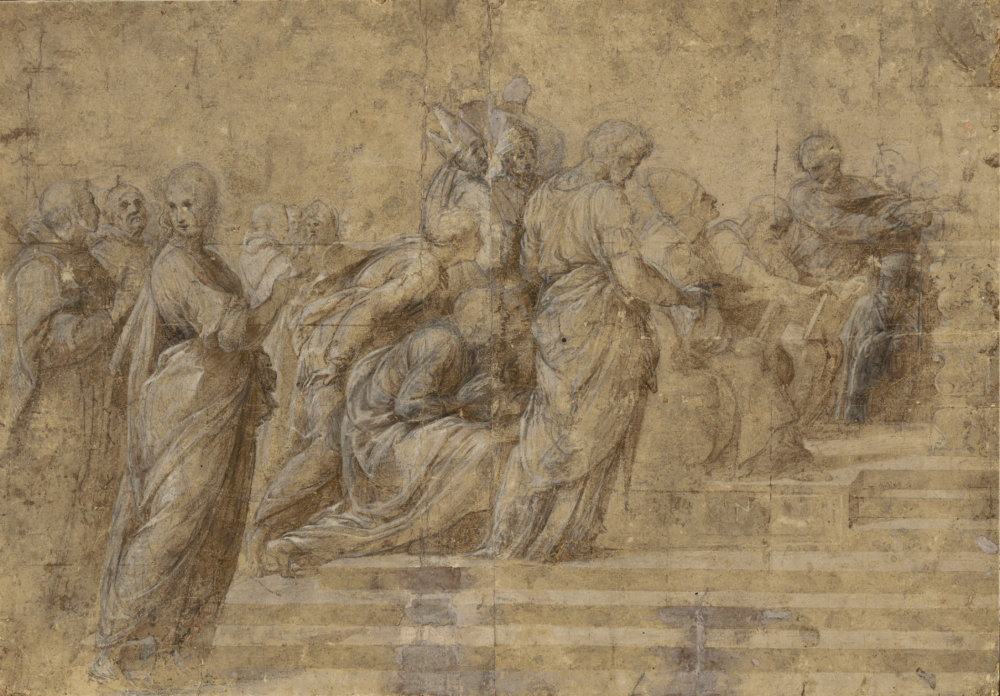 Raffael: Kompoziční studie, 1509