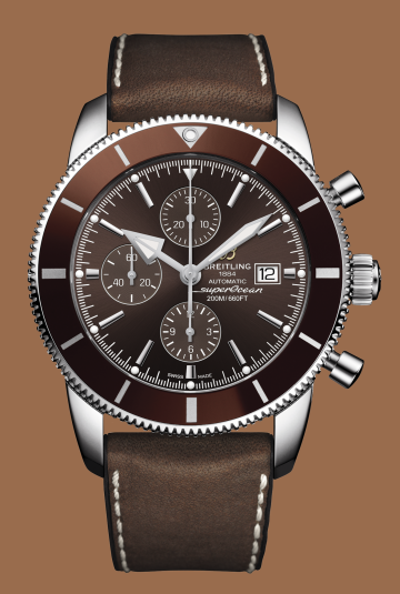 S hodinkami BREITLING Superocean se do hlubin vydávali první potápěči již před 60 lety. Superocean Héritage II jsou redesignem původního modelu.