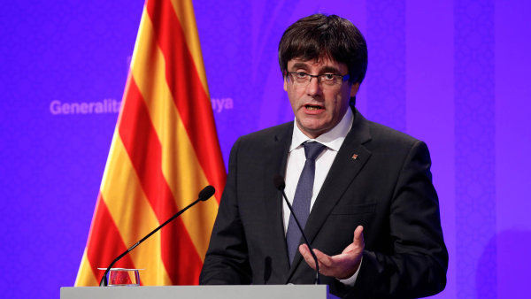Carles Puigdemont, předseda katalánské vlády.