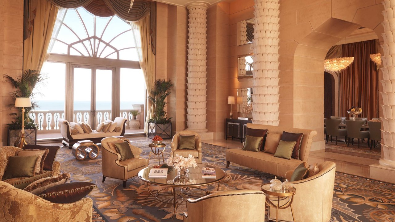 Salonek v hotelu Atlantis The Palm v Dubaji