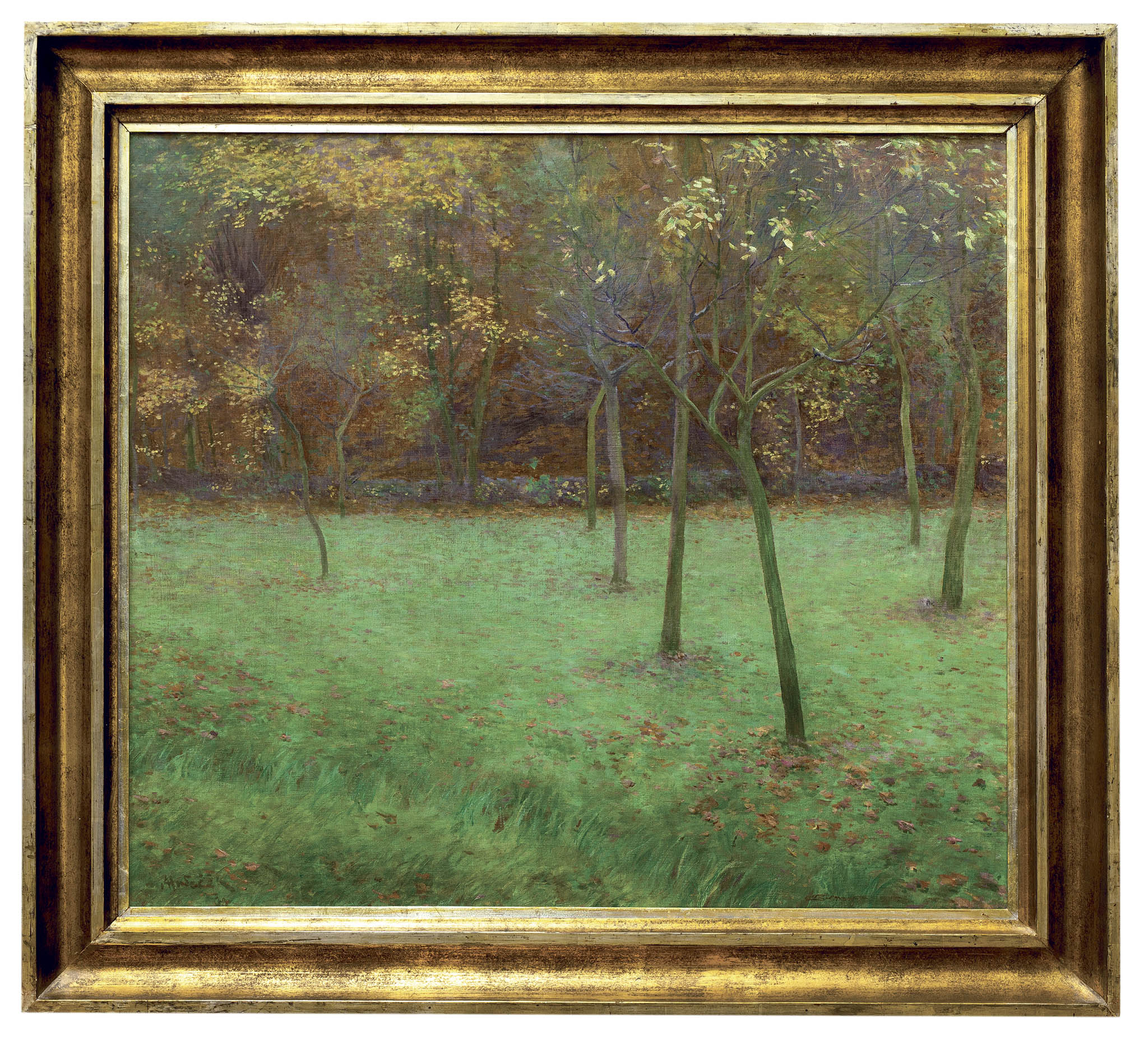 Antonn Hudeek: Vzahrad (Krajina zOkoe), olej, pltno, 78,5 x 90,5 cm, 1899 1 950 000 K