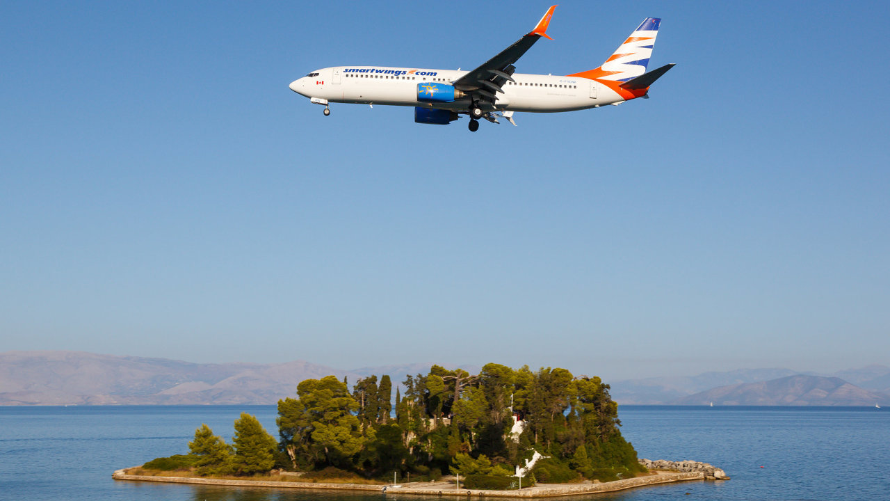Smartwings, Korfu, Řecko