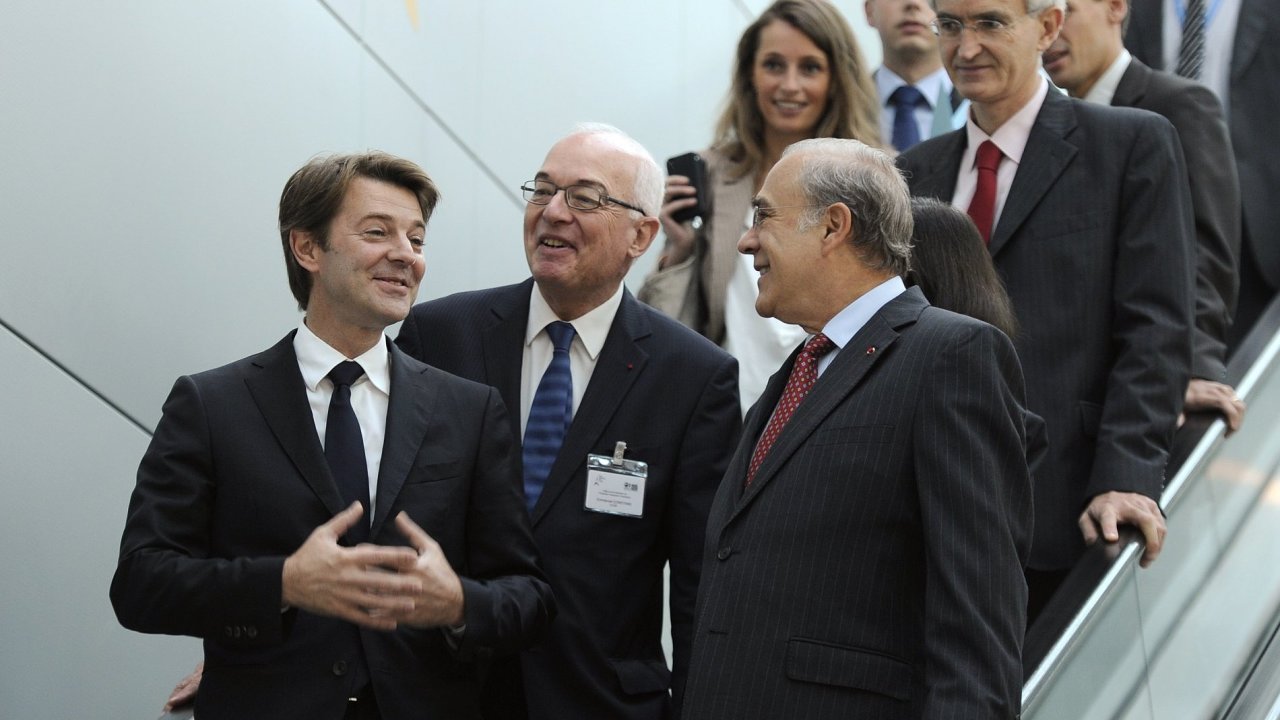 Schzka zstupc zem G20 v Pai. Na snmku v poped francouzsk ministr financ Francois Baroin (vlevo).