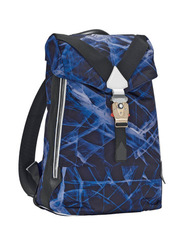 Připomínka života plného dobrodružství? Motiv ledovce a inovativní spona Montblanc M Lock 4810 inspirovaná světem horolezectví a alpinismu. Batoh je vyroben z ekologicky šetrné nylonové příze ECONYL® a je ideálním společníkem na cesty.