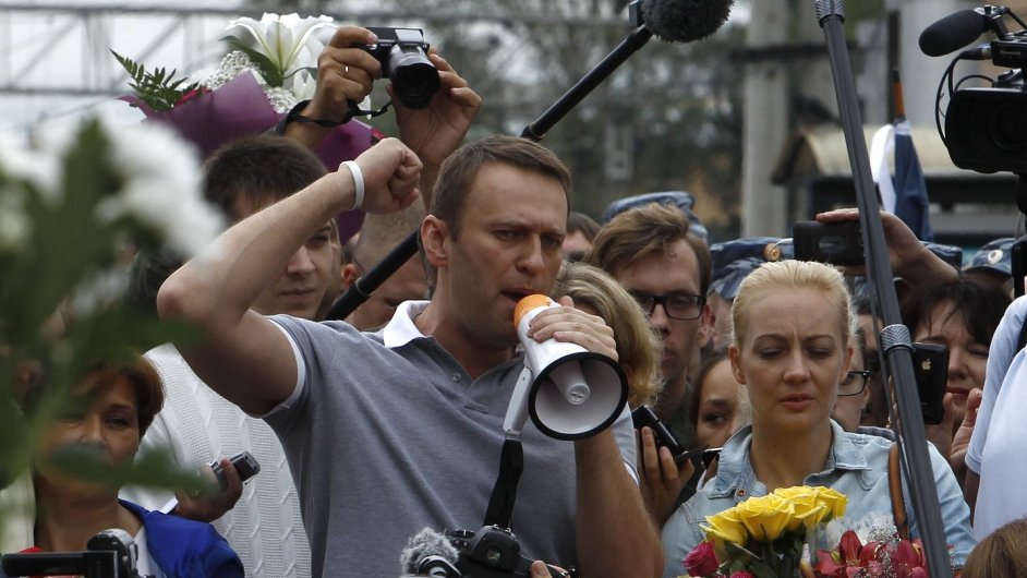 Alexej Navalnyj mluv ke svm moskevskm pznivcm po nvratu z Kirova