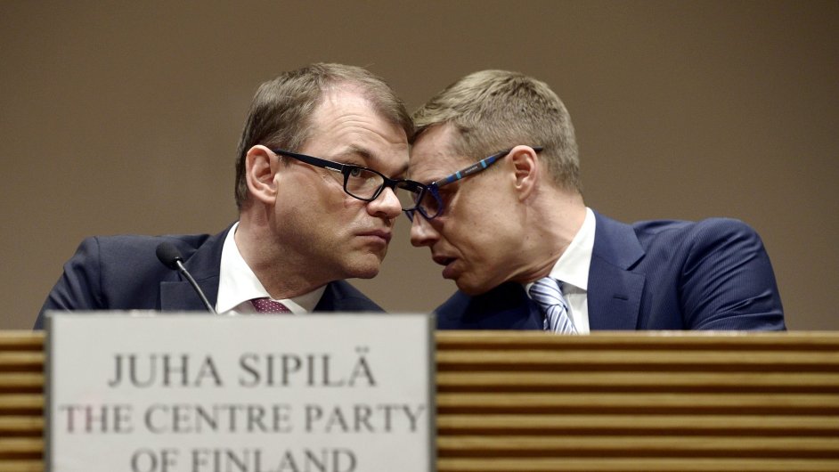 Juha Sipil a dosavadn premir Alexander Stubb