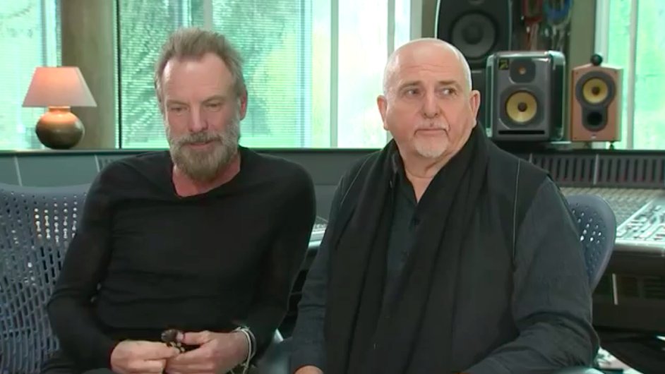 Anglit zpvci Sting a Peter Gabriel v 80. letech koncertovali pro spolenost Amnesty International.