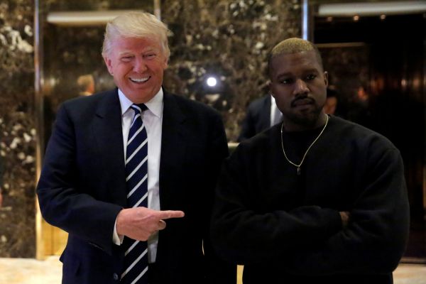 Donald Trump a raper Kanye West