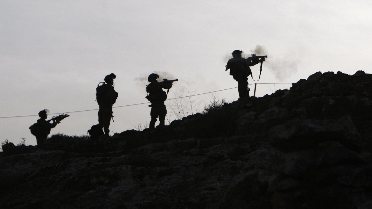Izraelsk bezpenostn jednotky, ilustran foto