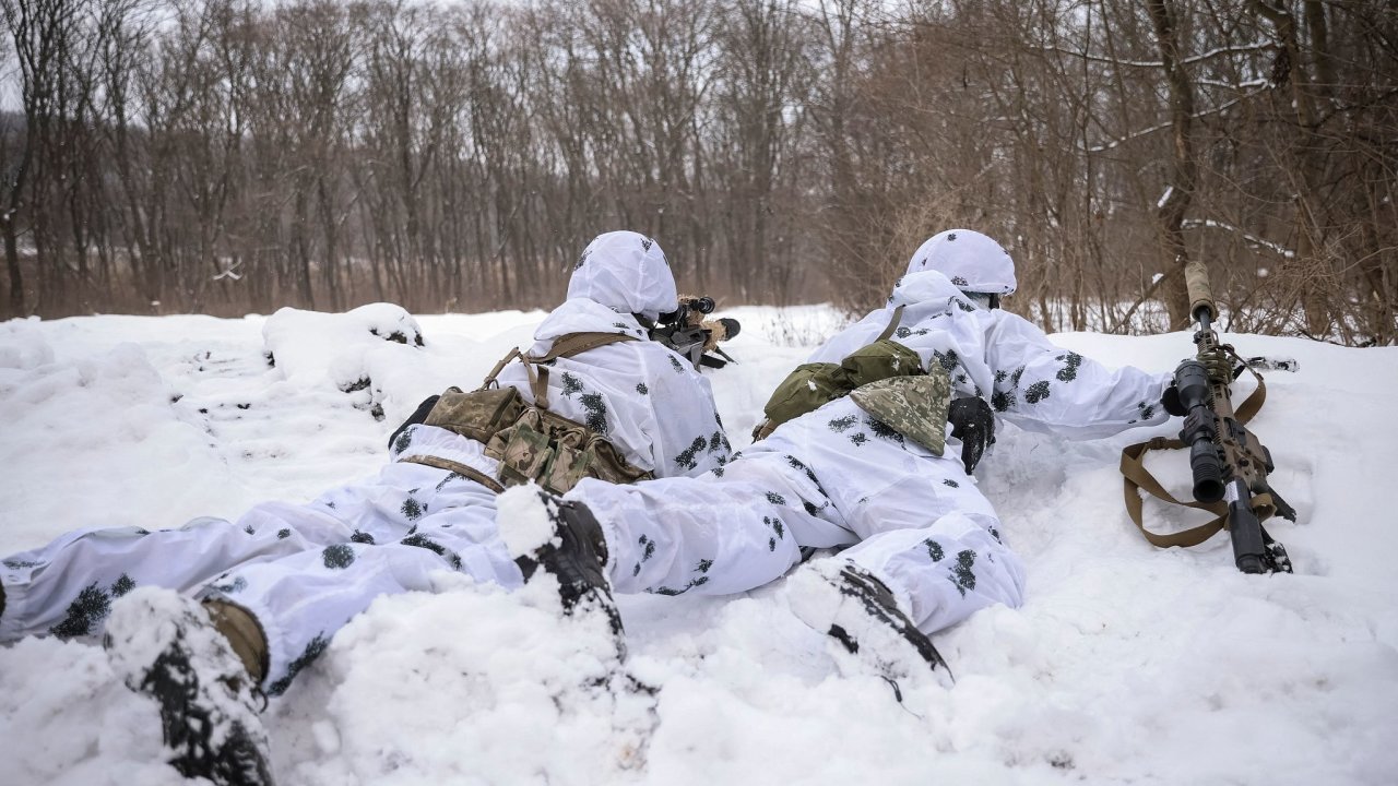 Ukrajint vojci u Bachmutu
