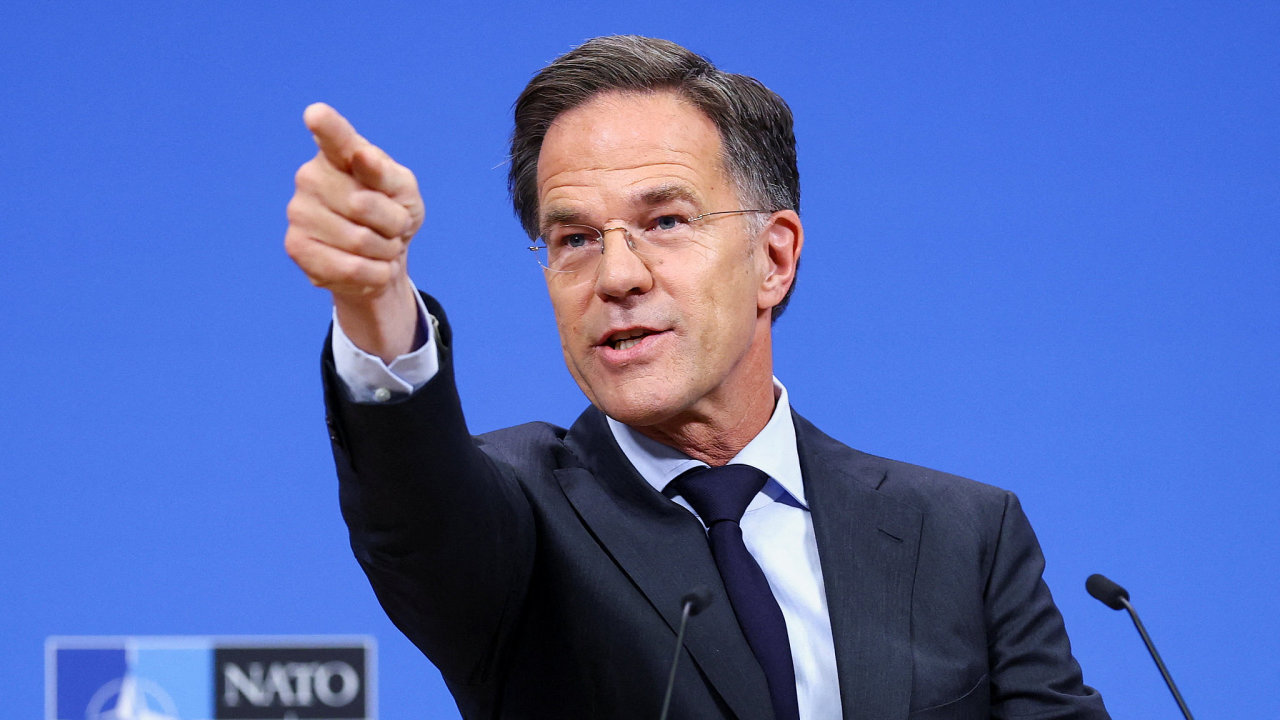 NATO Secretary General Mark Rutte holds a press conference ahead of a Defence...