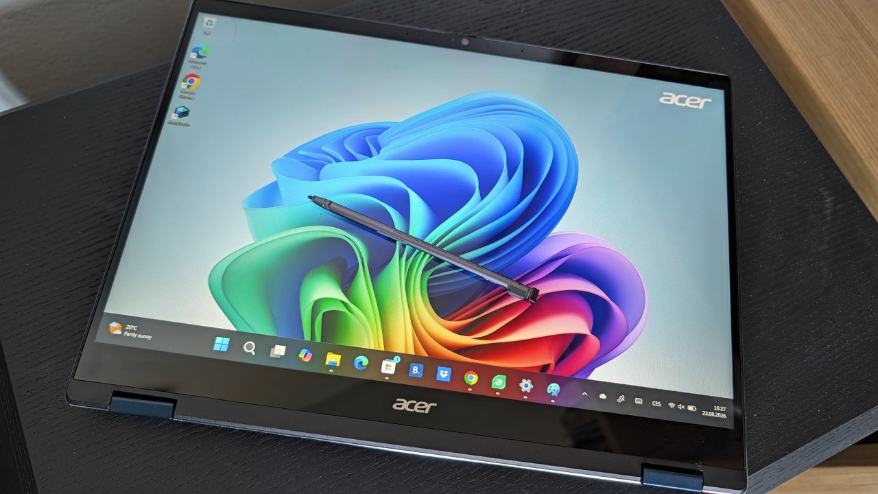 Acer Swift Spin 14 AI s procesorem Qualcomm Snapdragon X2 Elite