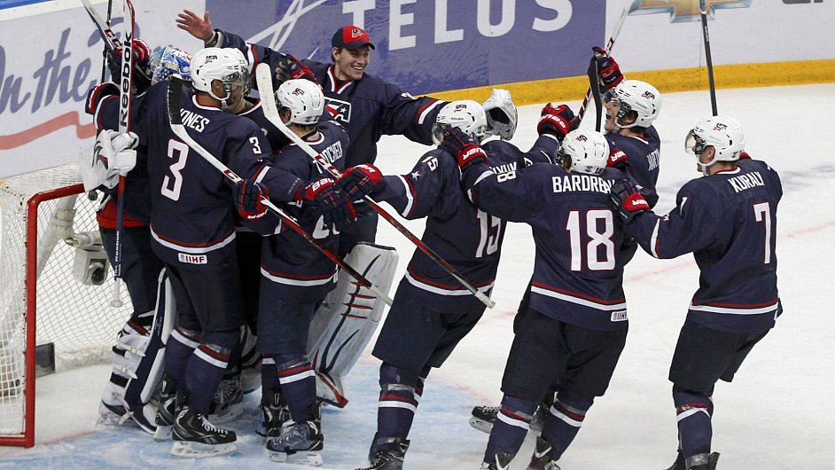 Hokejist USA porazili dvactku Kanady.