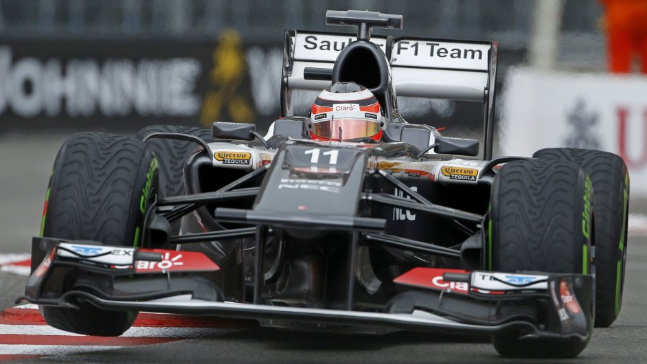 Nico Hlkenberg z tmu Sauber na GP Monaka
