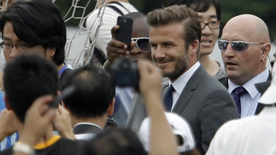 David Beckham v obleen