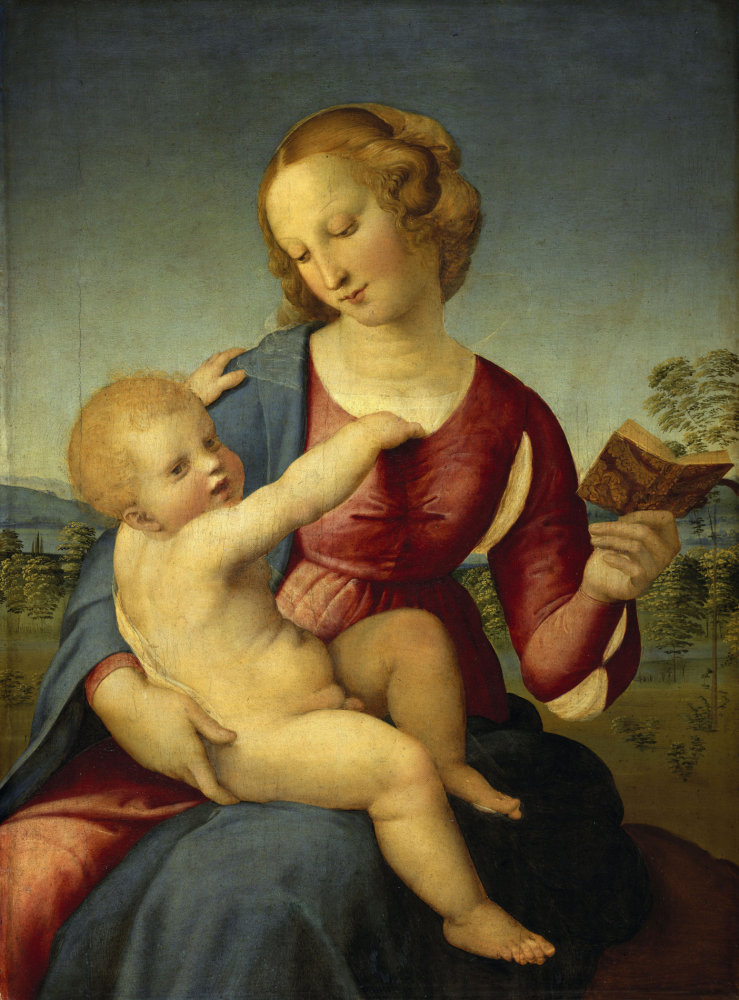 Raffael: Panna a dítě, 1508