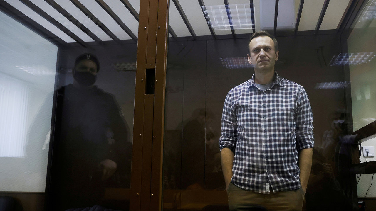FILE PHOTO: Russian opposition leader Alexei Navalny attends a hearing to consider an appeal against an earlier court decision to change his suspended sentence to a real prison term