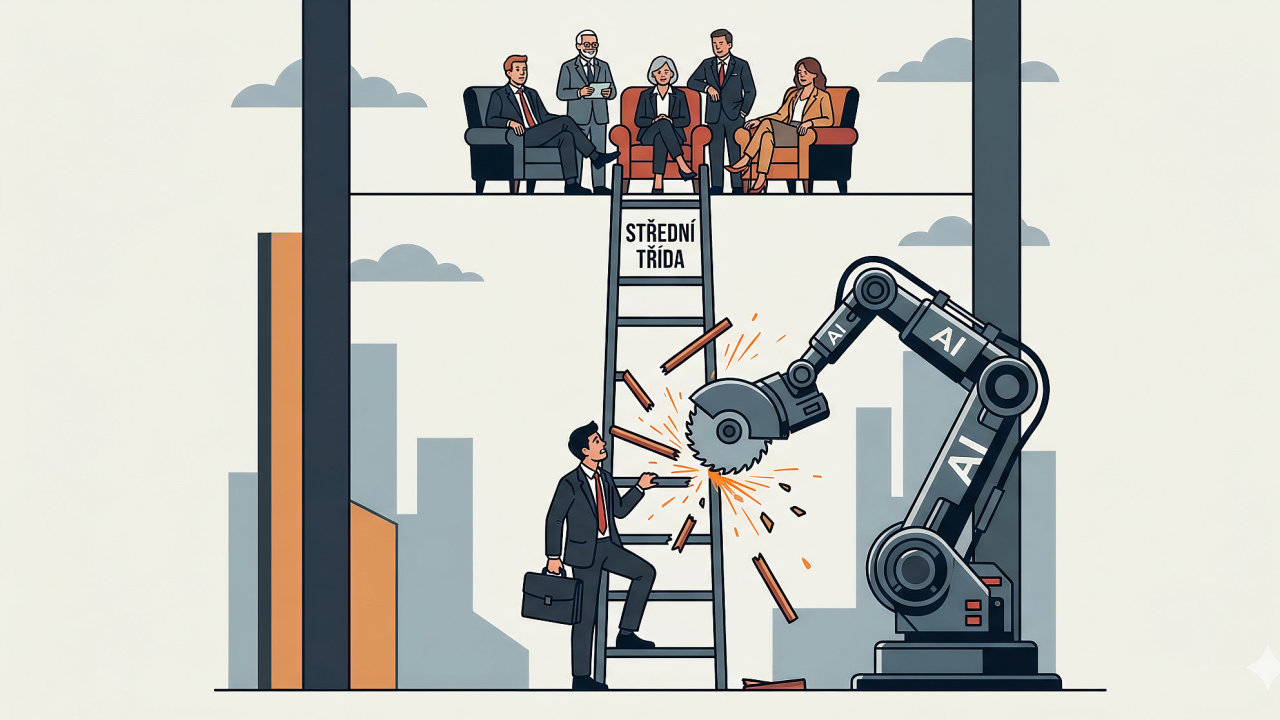 Zm�ny kv�li AI nep�ijdou skokov�, ale postupn�: M�n� jistoty v pr�ci, tlak na mzdy a pomalej�� kari�rn� postup.