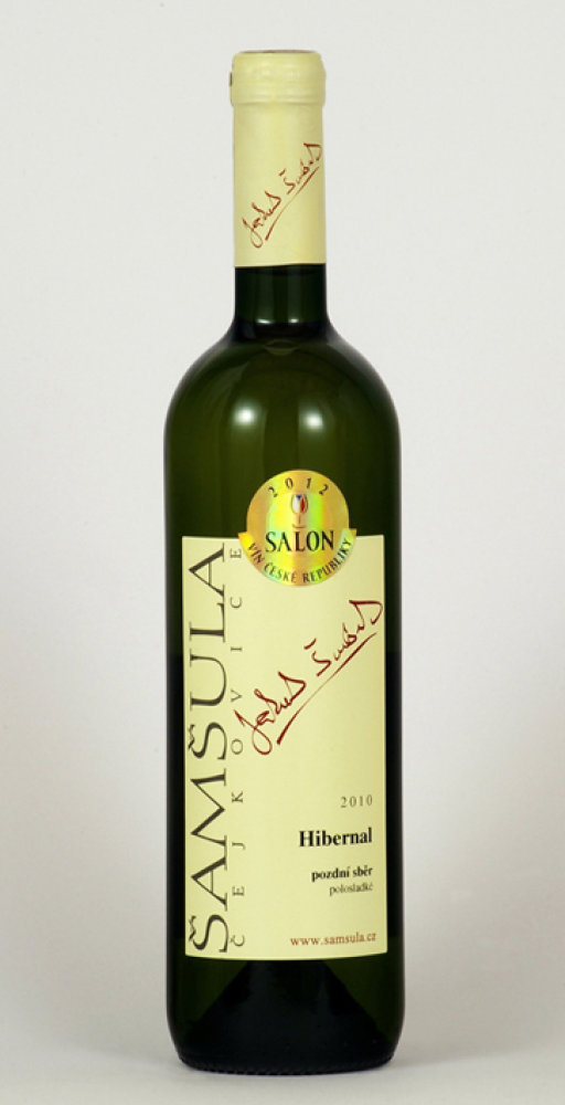 Hibernal 2010, pozdní sběr, Vinařství Jakub Šamšula Jediný zástupce této zajímavé odrůdy v Salonu.