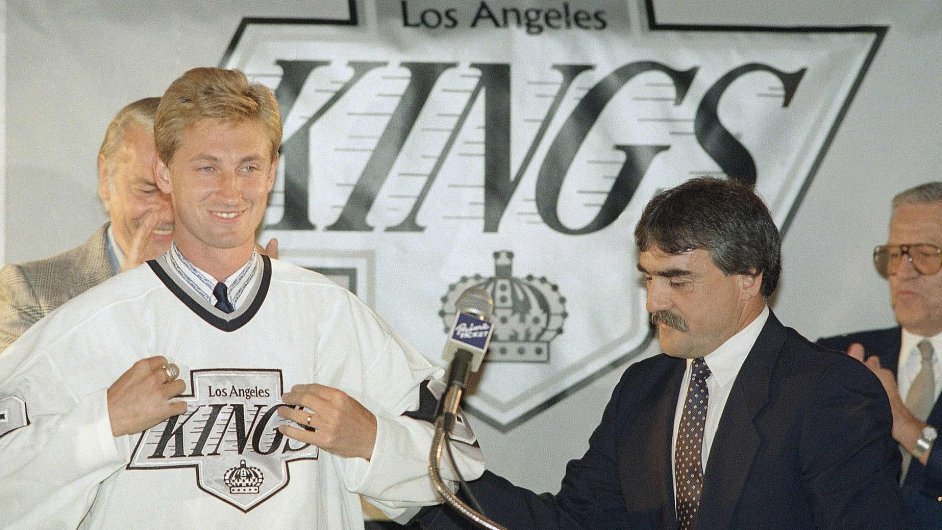 Wayne Gretzky v dresu Los Angeles
