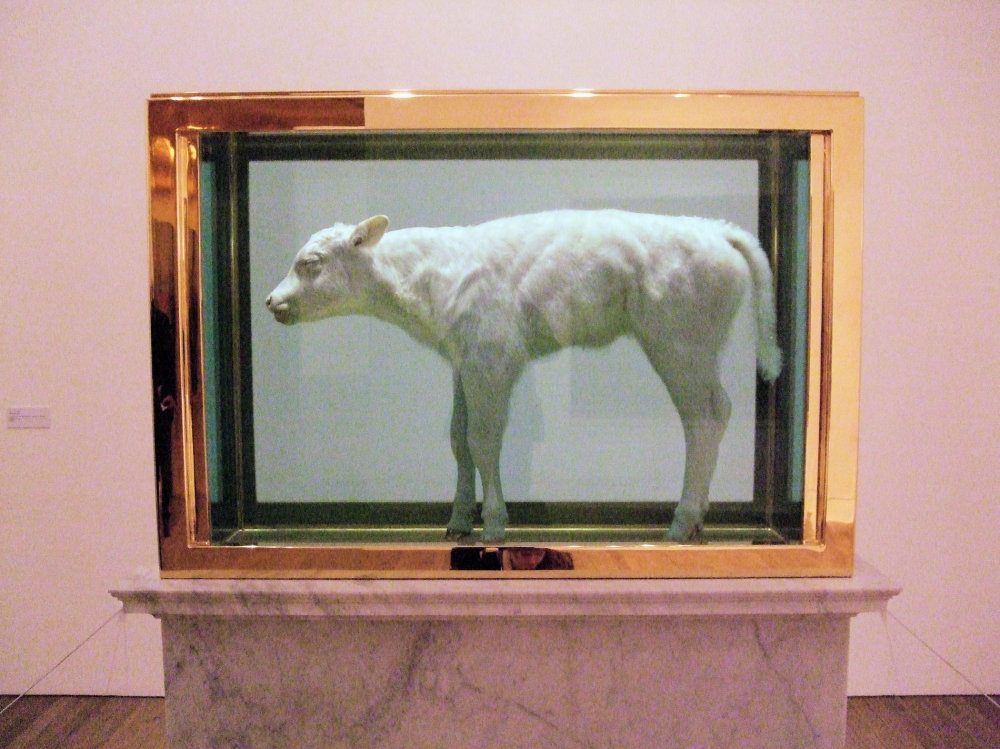 Beránek ve formaldehydu Damien Hirst si získal světovou pozornost zejména sérií mrtvých zvířat, která naložil ve formaldehydu.