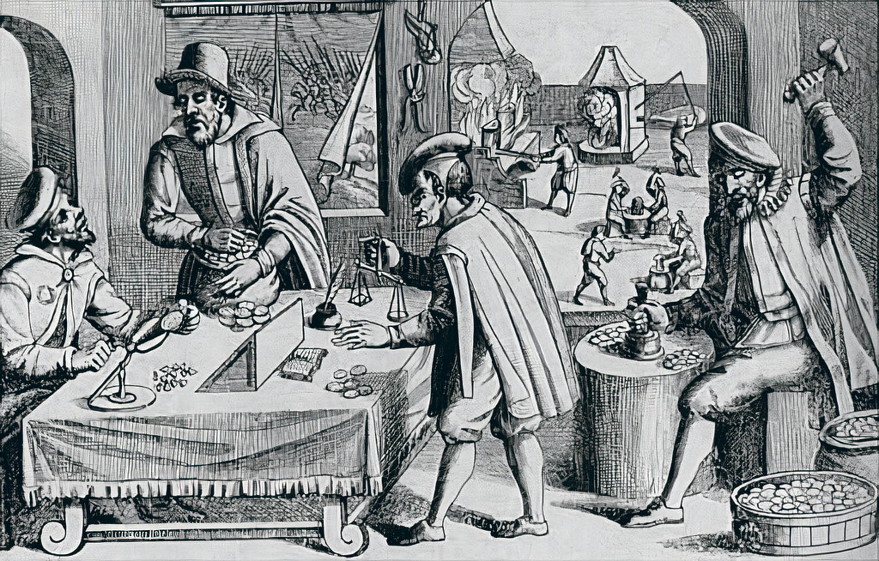 Malostranský obchodník Hans de Witte zbohatl na ražbì nekvalitních mincí a stal se hlavním bankéøem a vojenským dodavatelem èeského velmože a císaøského generála Albrechta z Valdštejna.