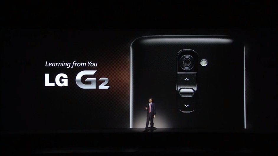 LG G2 pi pedstaven v New Yorku