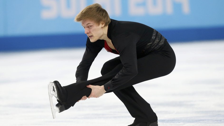 Tom Verner na olympijskm led v Soi