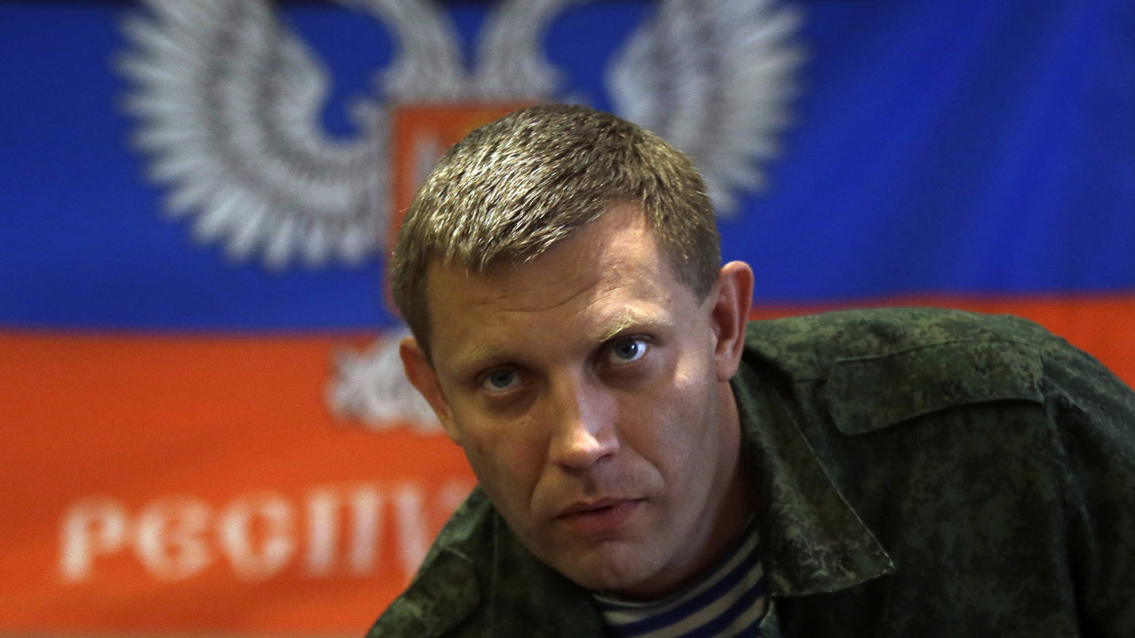 Alexandr Zacharenko, jeden z hlavnch vdc proruskch separatist, zemel pi vbuchu v Doncku na vchod Ukrajiny.
