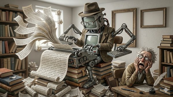AI jako spisovatel? Nemyslím si. Autor bez záměru není autor