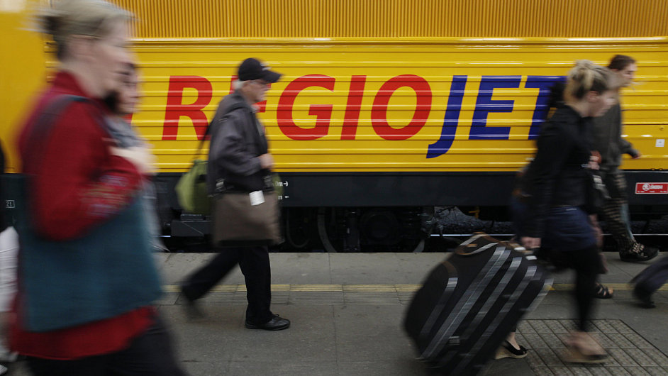 RegioJet nyní usiluje o místo v jízdním øádu na trati mezi Brnem a Prahou - Ilustraèní foto.