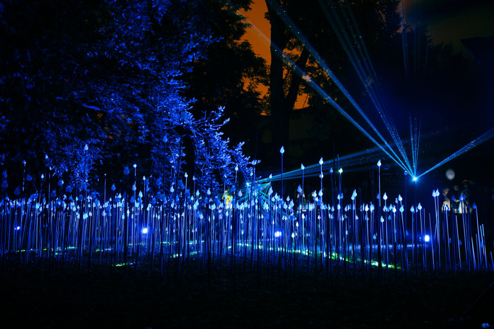 Z předchozího ročníku pražského festivalu světla Signal
