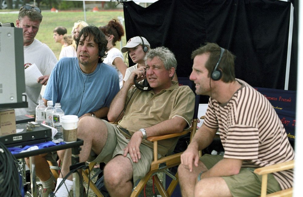 Barry W. Blaustein na natáčení svého filmu Bláznivá Olympiáda
