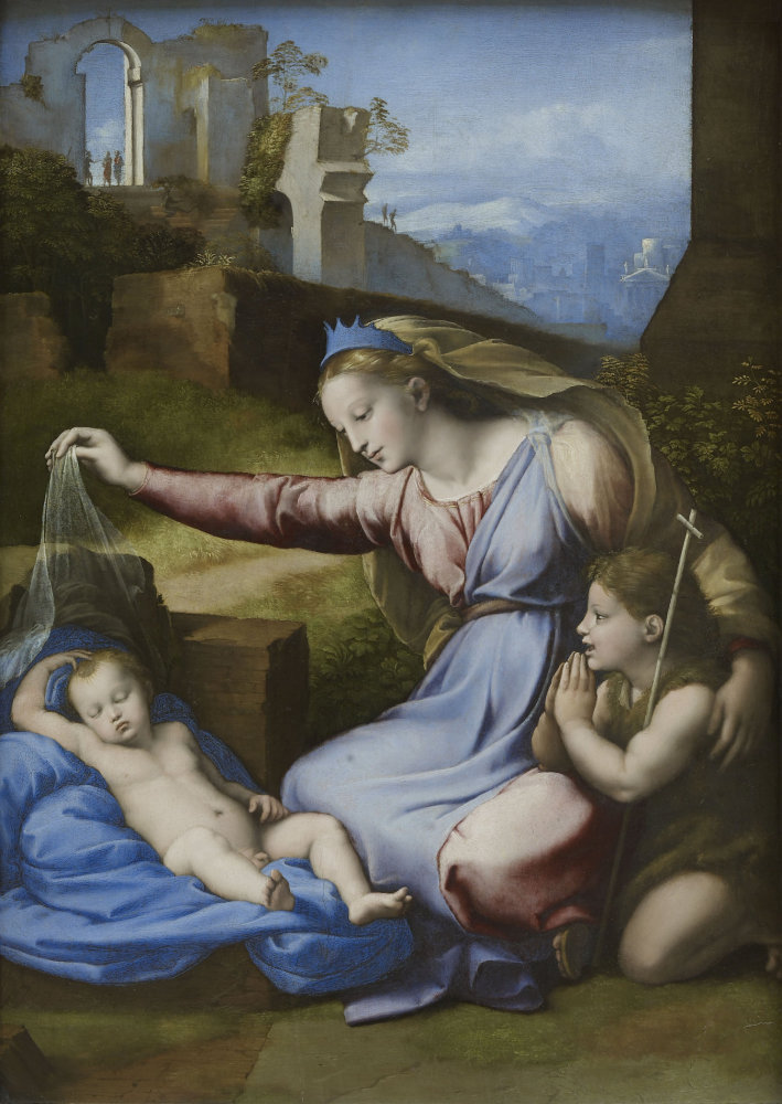 Raffael: Panna s modrou čelenkou, 1511