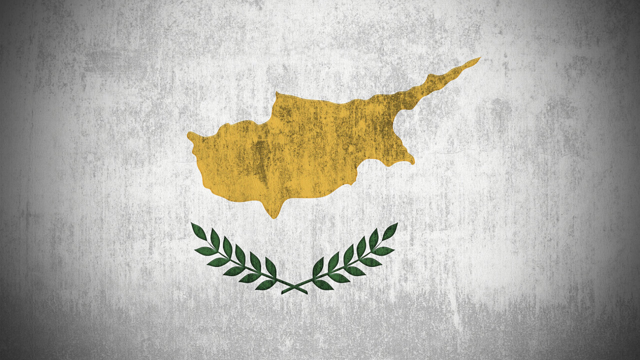Sttn vlajka Kypru, ilustran foto