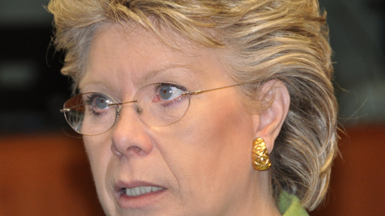 Mstopedsedkyn Evropsk komise Viviane Redingov.