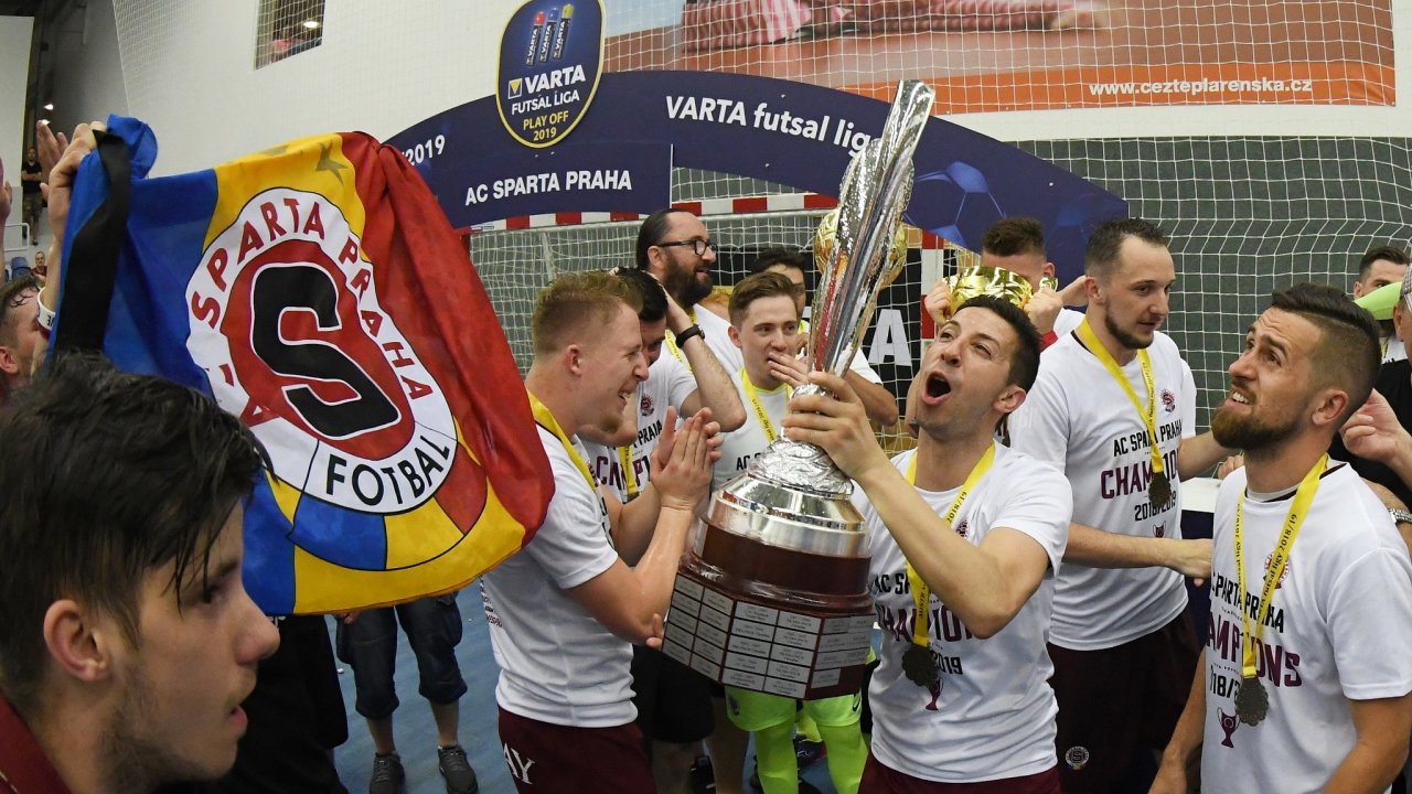 Teplice - Sparta Praha, finle futsalov ligy, Sparta vyhrla srii 3:0 na zzpasy a je mistrem.