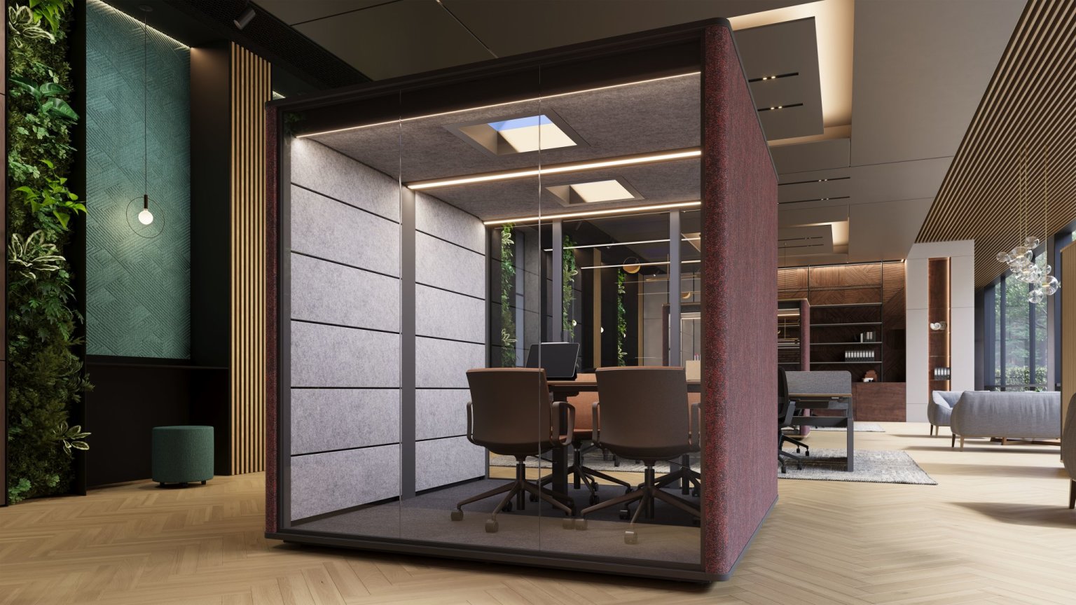 Akustick� box Ahrend Cerene Skylight