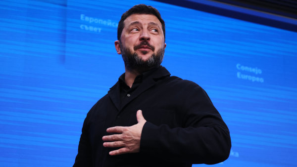 Zelenskyj se v úterý spolu s představiteli evropských zemí zúčastnil jednání...