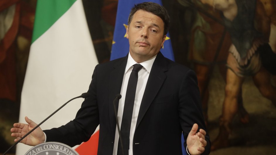 Italsk premir Matteo Renzi.